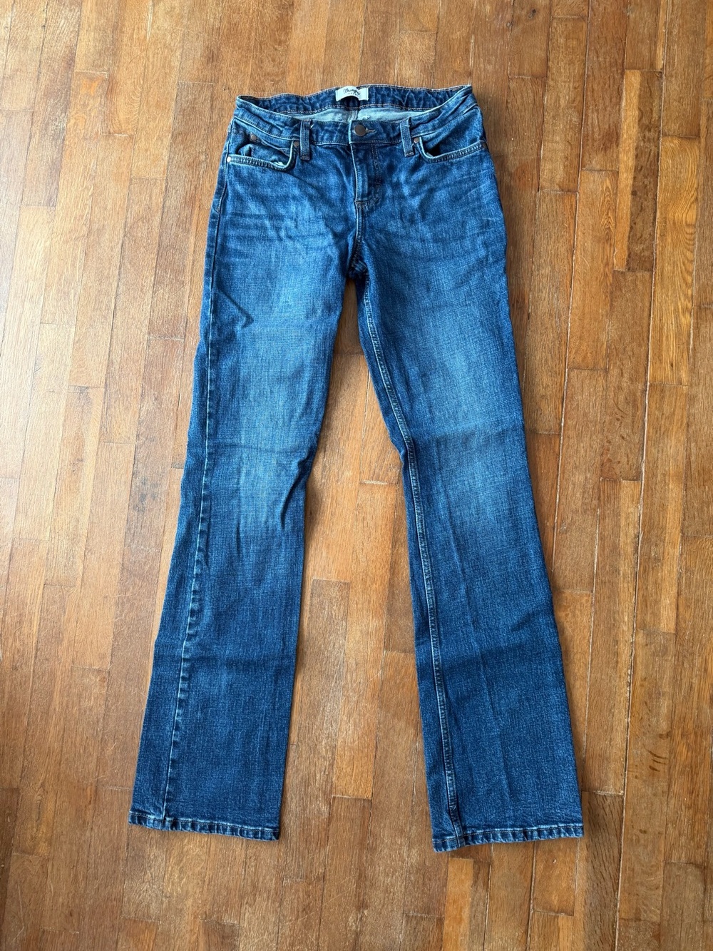 Men's Dark Blue Bootcut Jeans